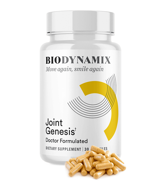 Joint Genesis supplement - natural formula for joint discomfort relief and improved mobility