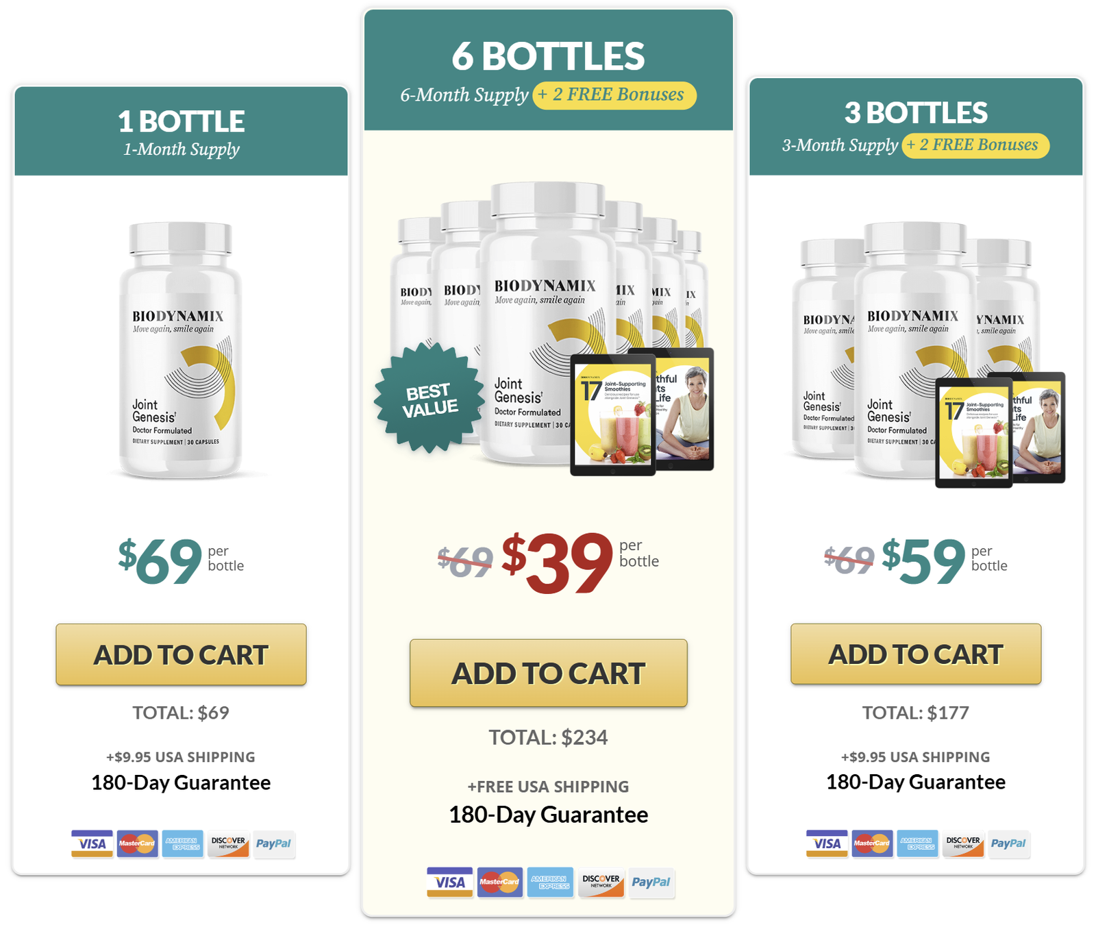 Limited time special pricing for Joint Genesis - claim discounted joint support supplement while stocks last